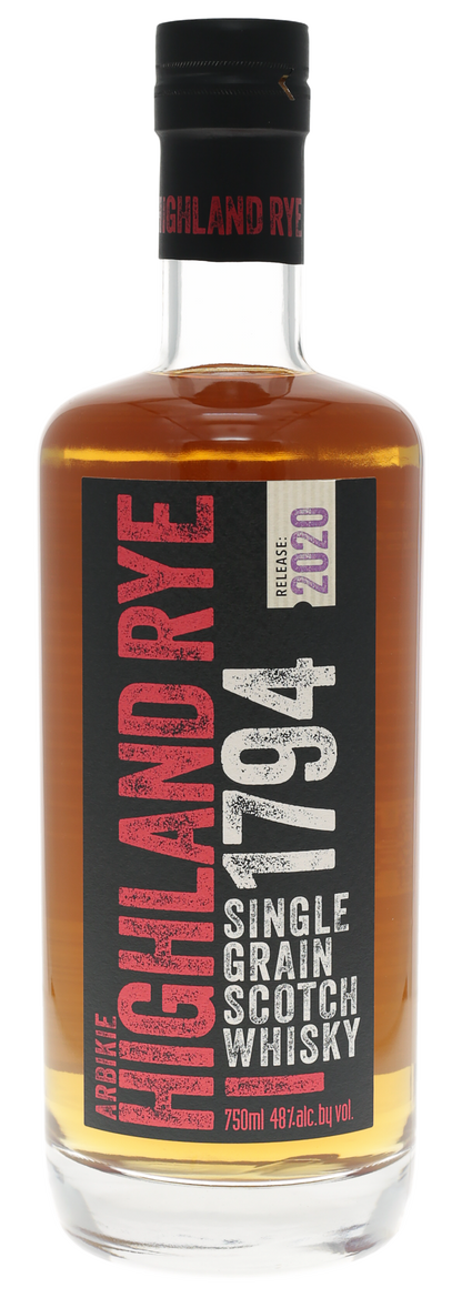 Arbikie Highland Rye 1794 Single Grain Scotch Whisky