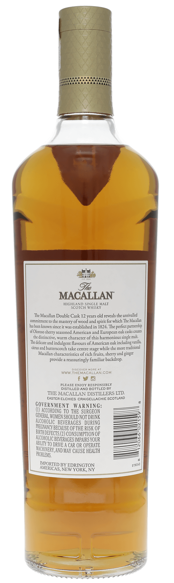 Macallan Scotch 12 Year Double Cask