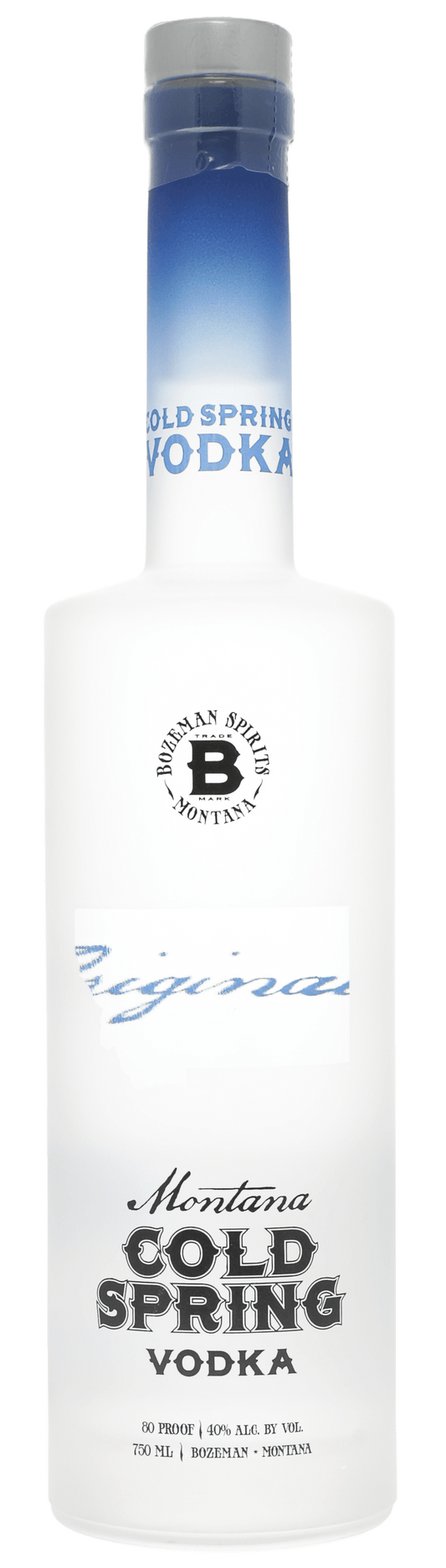 Bozeman Cold Spring Vodka