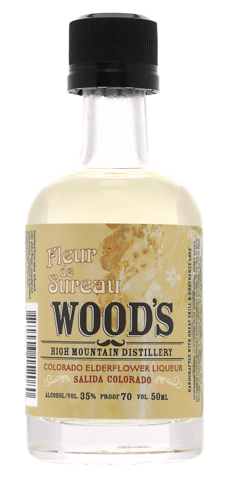 Liqueur: Wood's High Mountain Distillery Fleur de Sureau 50 ml