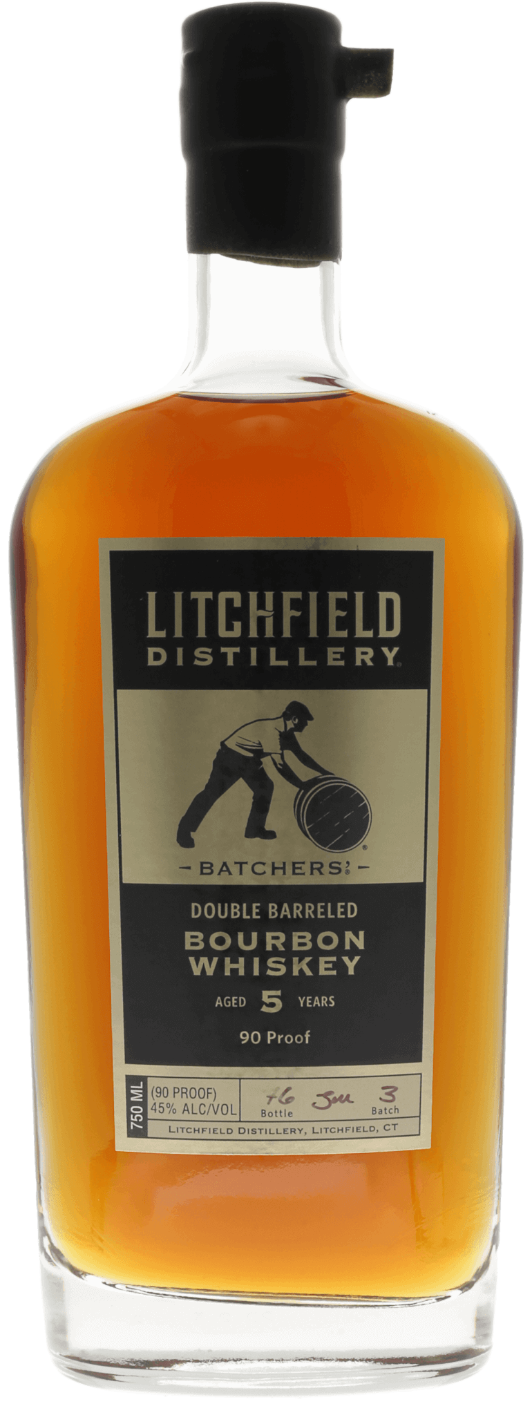 Litchfield Distillery 5 Year Double Barreled Bourbon Whiskey