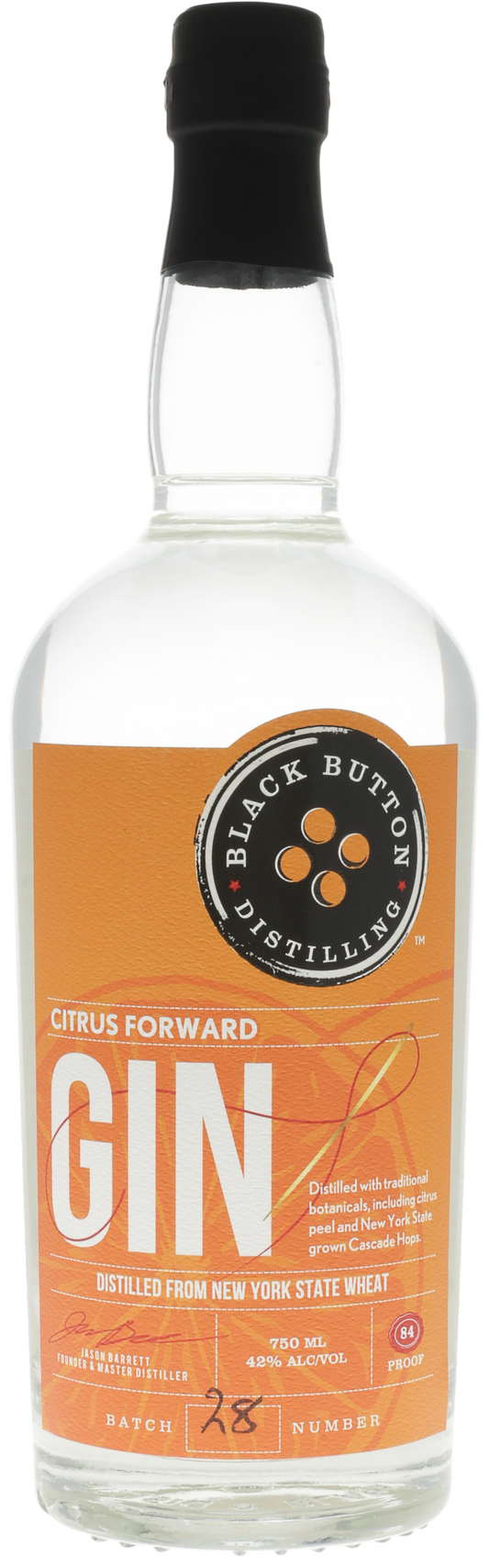 Black Button Citrus Gin