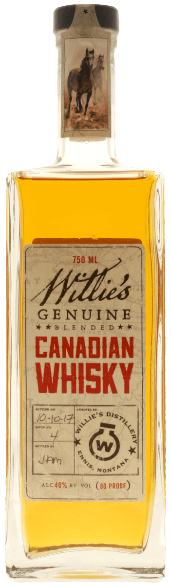 Willie's Genuine Canadian Whisky