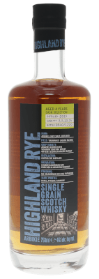 Arbikie Highland Rye Single Grain Scotch Whisky Release 2