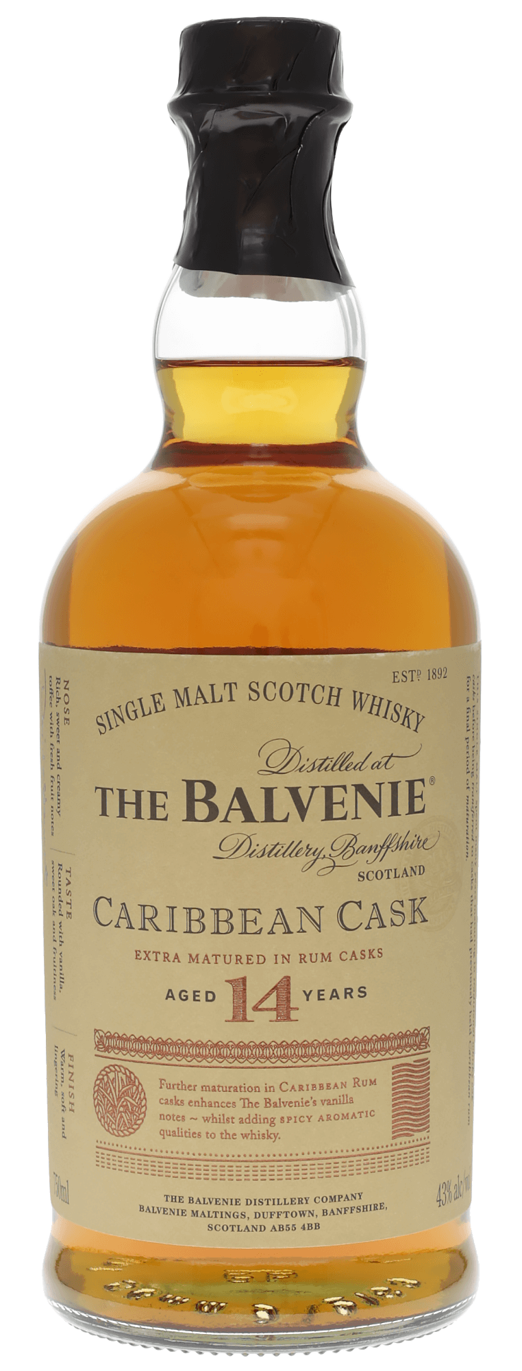 The Balvenie Caribbean Cask 14 Year Old