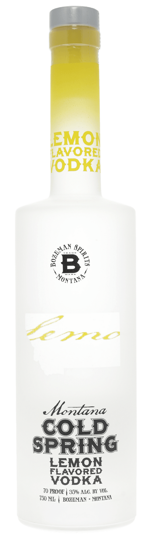 Bozeman Cold Spring Lemon Vodka