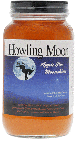 Howling Moon Distillery Apple Pie Moonshine