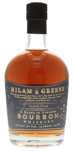 Milam & Greene Triple Cask Straight Bourbon Whiskey - 750 ml