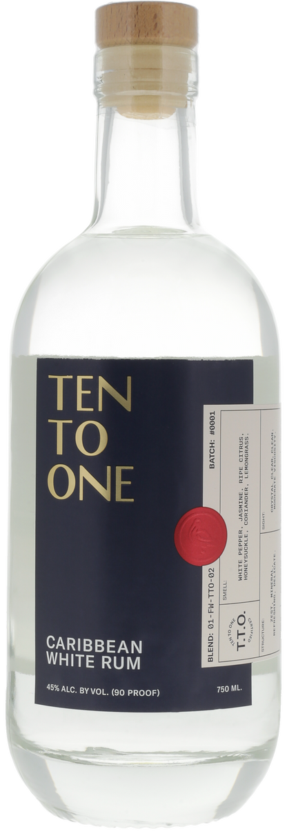 Ten to One Caribbean White Rum