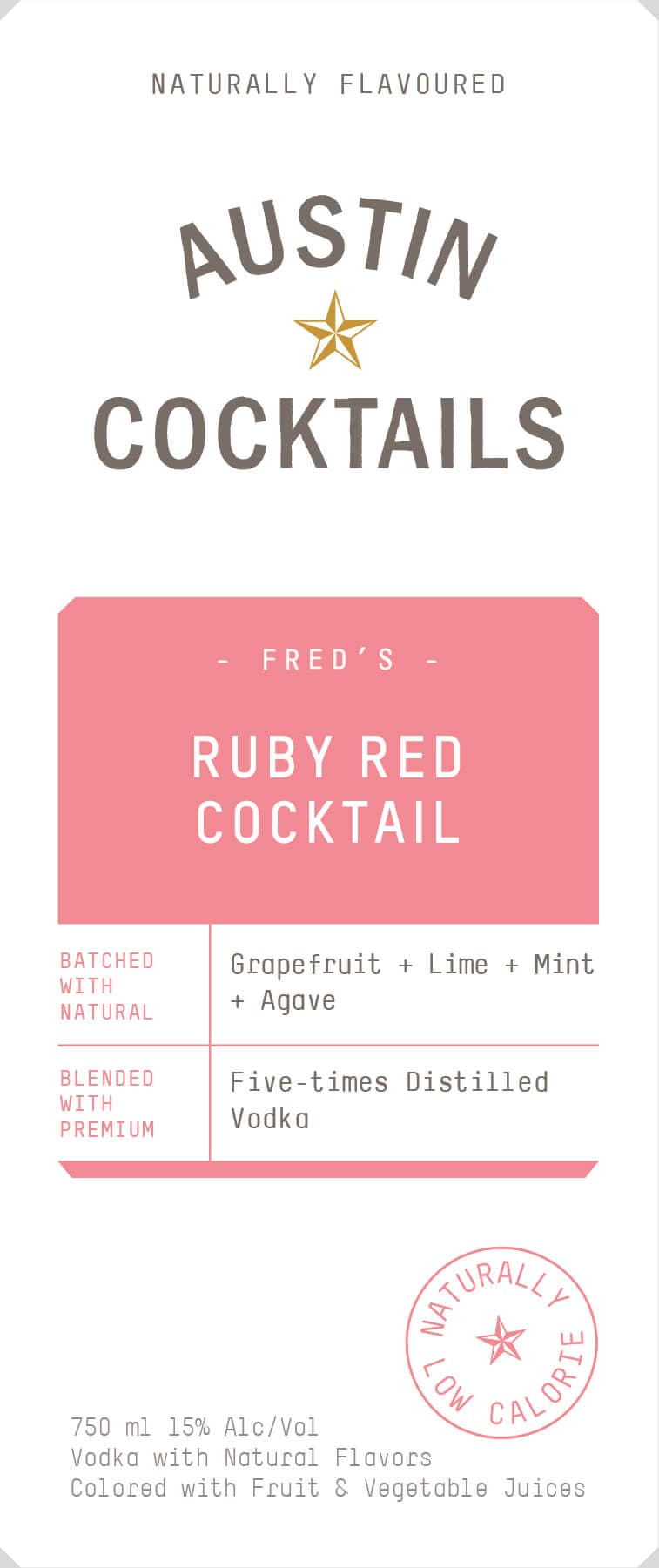 Austin Cocktails Fred's Ruby Red Cocktail