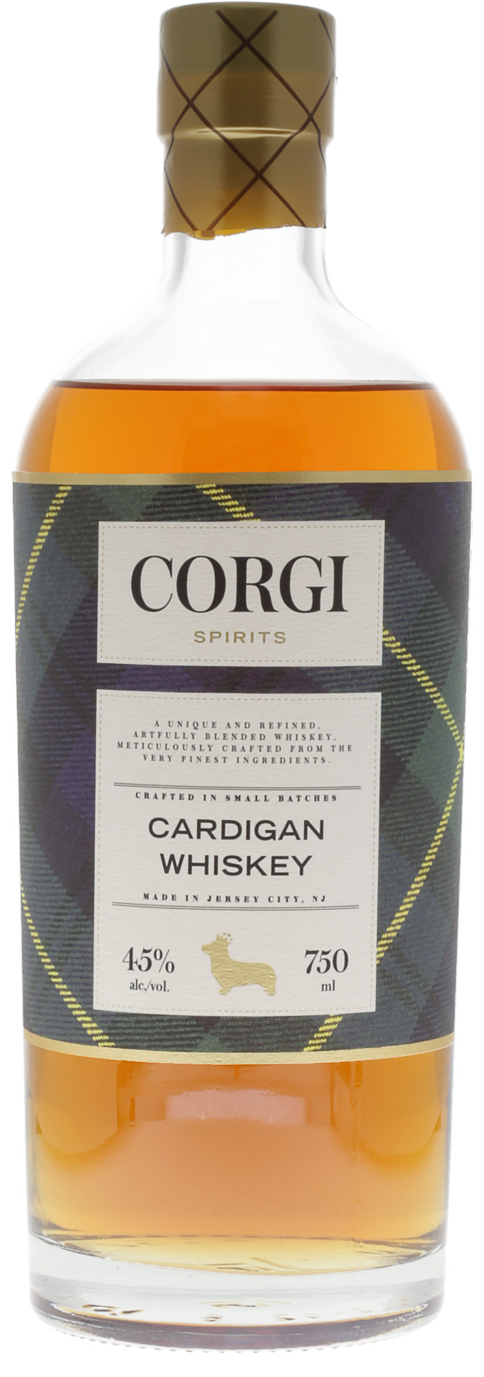 Corgi Cardigan Whiskey
