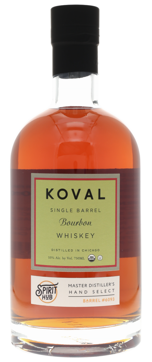KOVAL Single Barrel Bourbon Whiskey Spirit Hub Barrel Select
