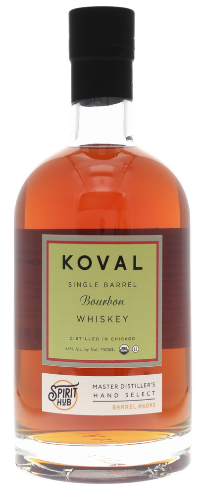 KOVAL Single Barrel Bourbon Whiskey Spirit Hub Barrel Select