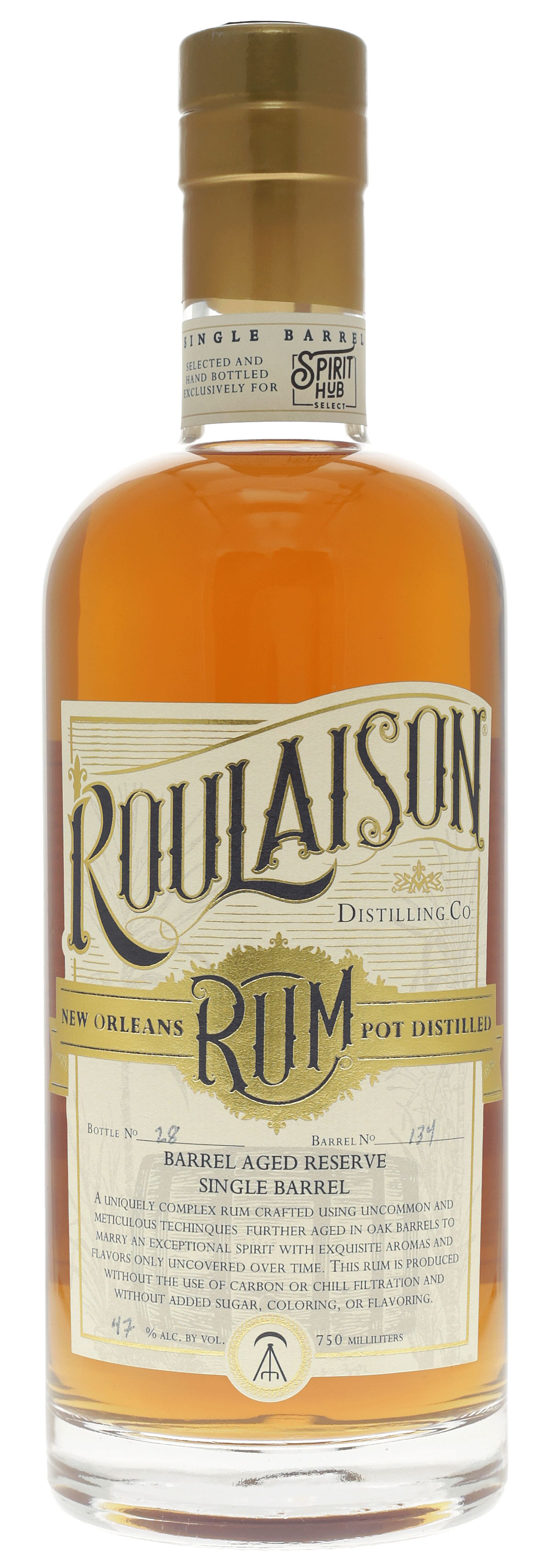 Spirit Hub Select Roulaison Single Barrel Aged Reserve Rum