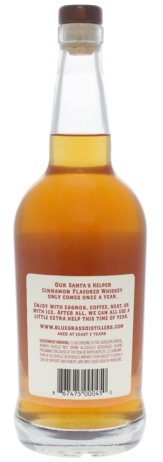 Bluegrass Santa’s Helper Cinnamon Whiskey