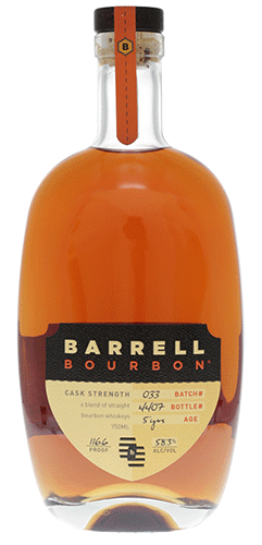 Barrell Craft Spirits Batch 033 Cask Strength Bourbon