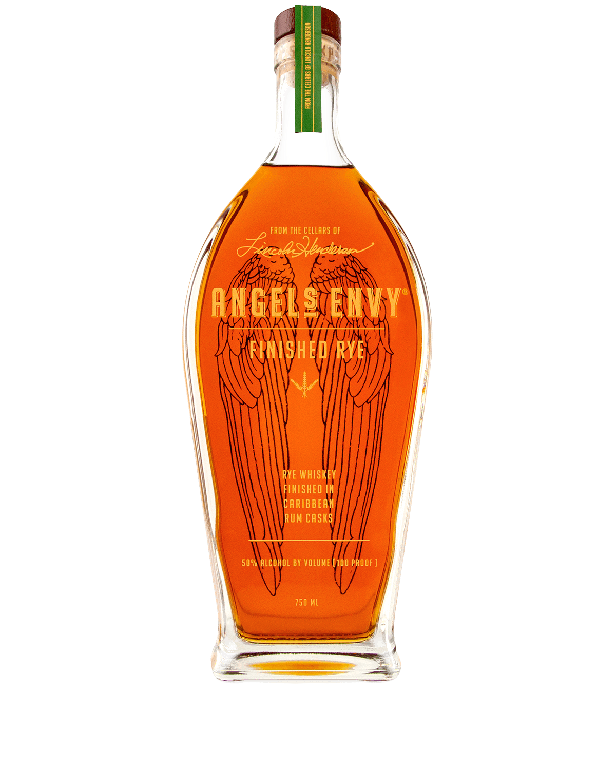 Angel’s Envy Rye Whiskey Finished in Rum Barrels