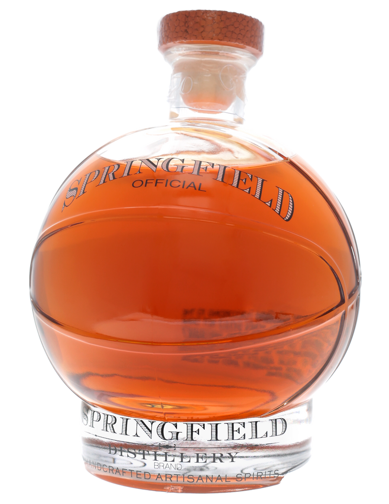 Springfield Distillery Bourbon Whiskey in a Basketball Decanter