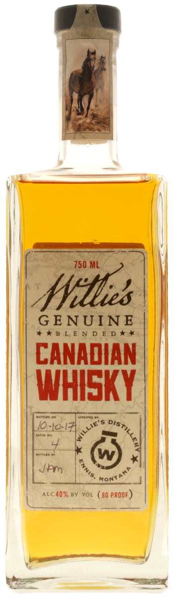 Willie's Genuine Canadian Whisky