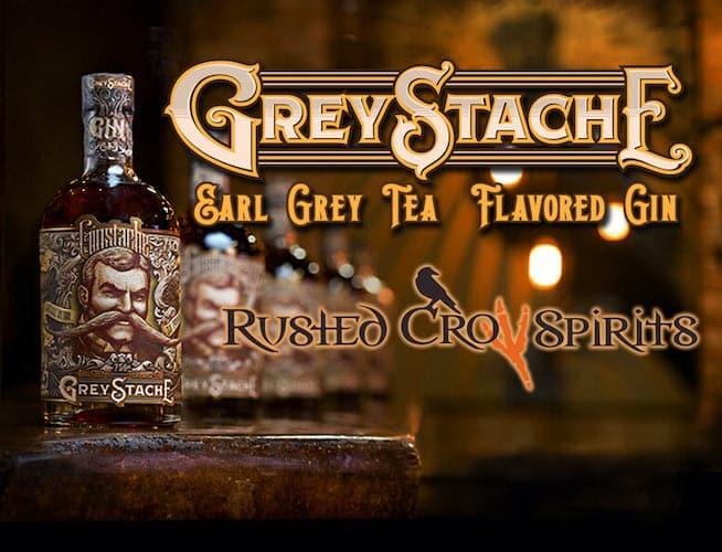 Ginstache Greystache Earl Grey Tea Flavored Gin