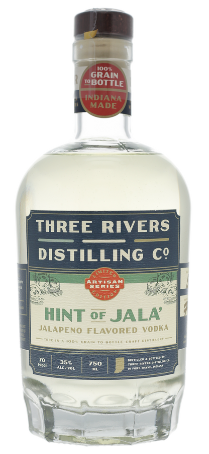 Three Rivers Hint Of Jala Jalapeno Vodka