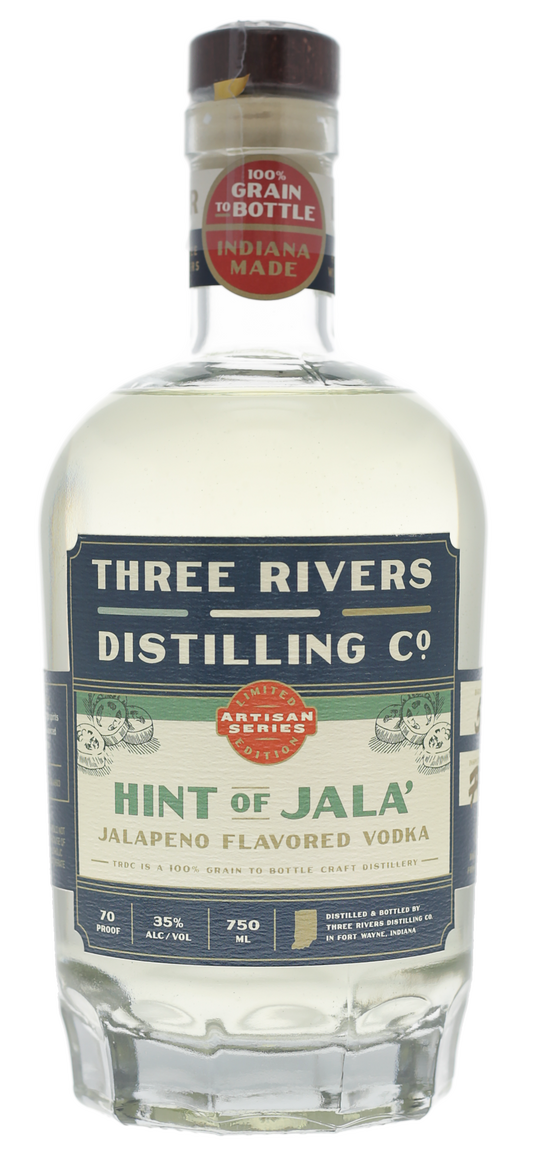Three Rivers Hint Of Jala Jalapeno Vodka