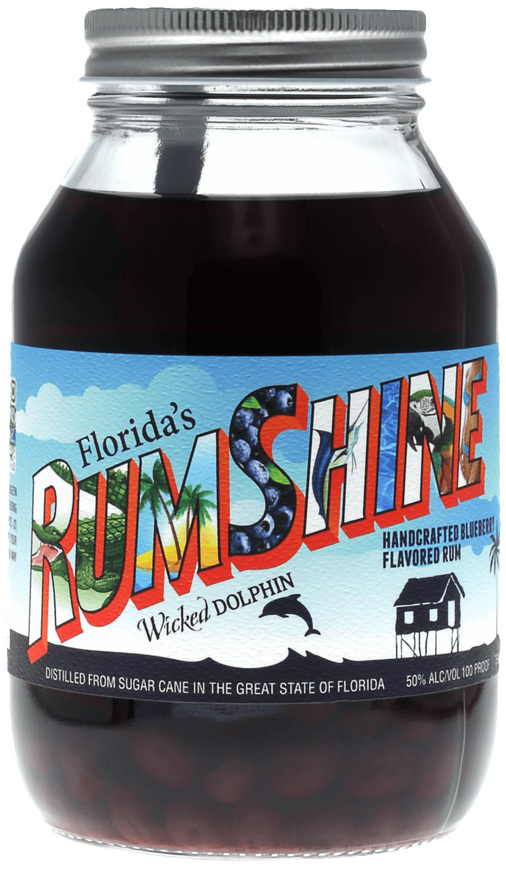 Wicked Dolphin Blueberry RumShine