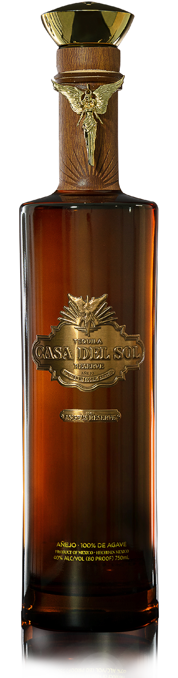 Casa del Sol Añejo Angel's Reserve Tequila Finished in Cognac Barrels