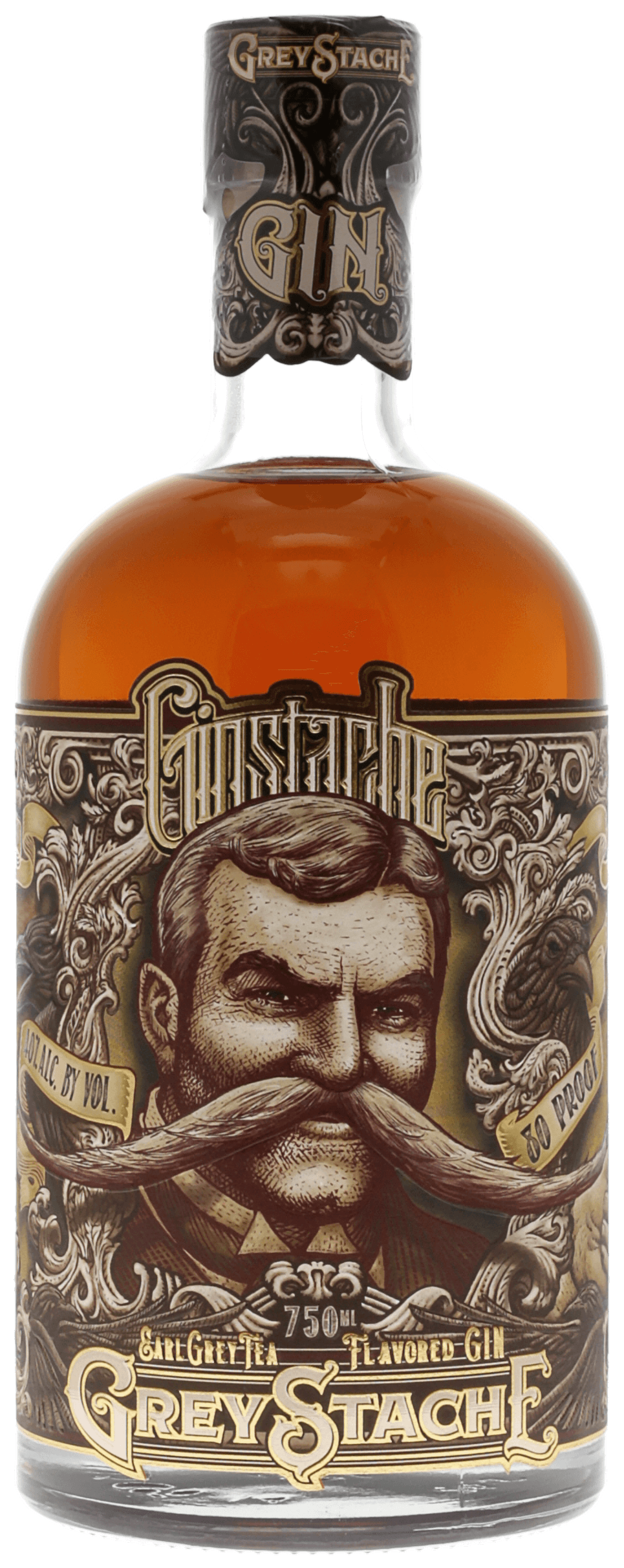 Ginstache Greystache Earl Grey Tea Flavored Gin