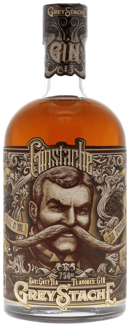 Ginstache Greystache Earl Grey Tea Flavored Gin