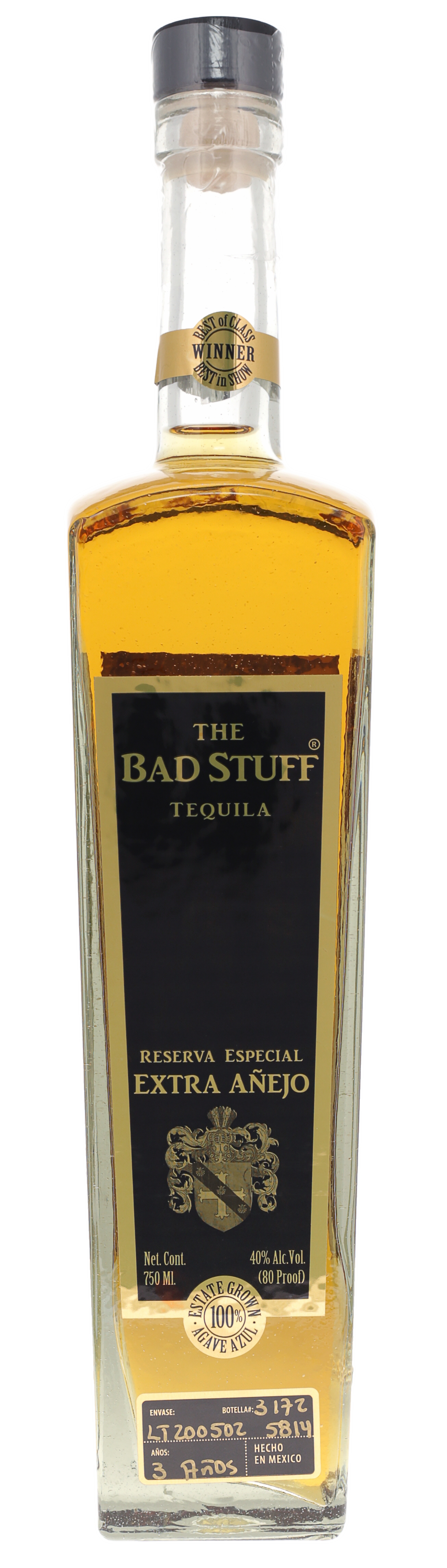 The Bad Stuff Extra Añejo Tequila