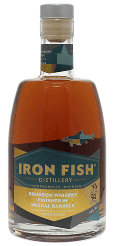 Iron Fish Bourbon Whiskey Finished in Mezcal Barrels