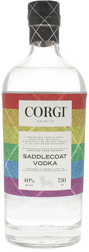 Corgi Saddlecoat Vodka (Pride Label)