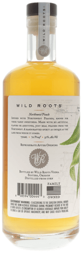 Wild Roots Peach Vodka