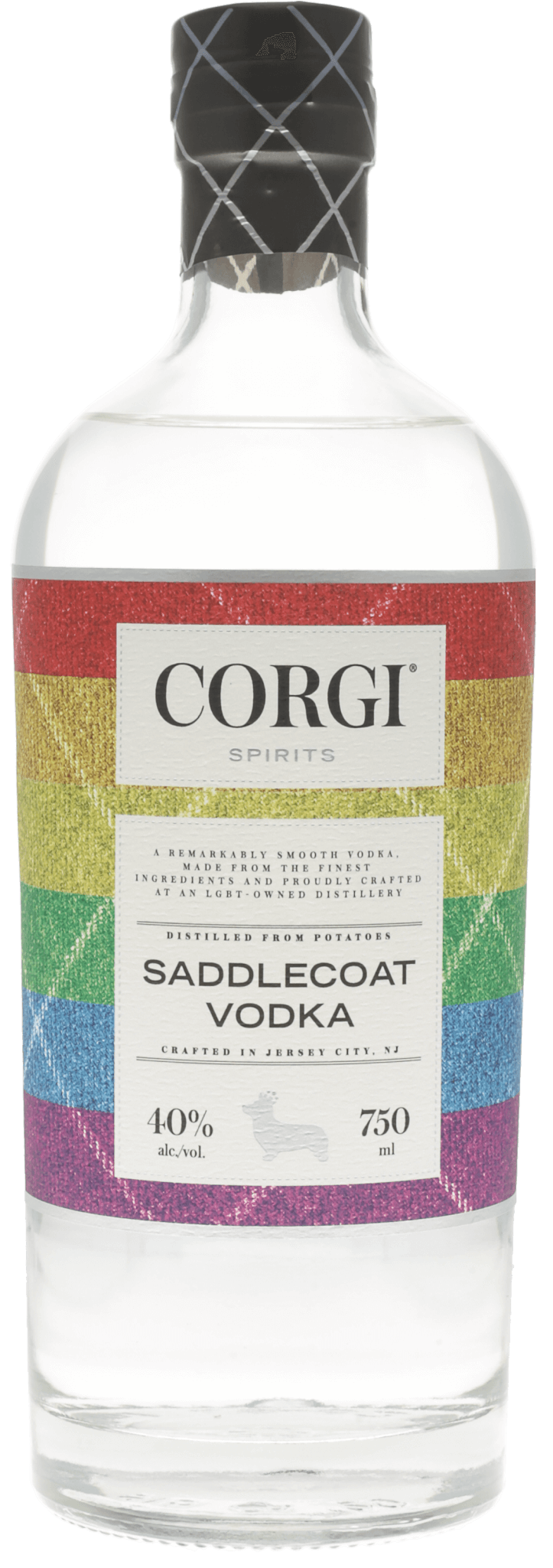 Corgi Saddlecoat Vodka (Pride Label)