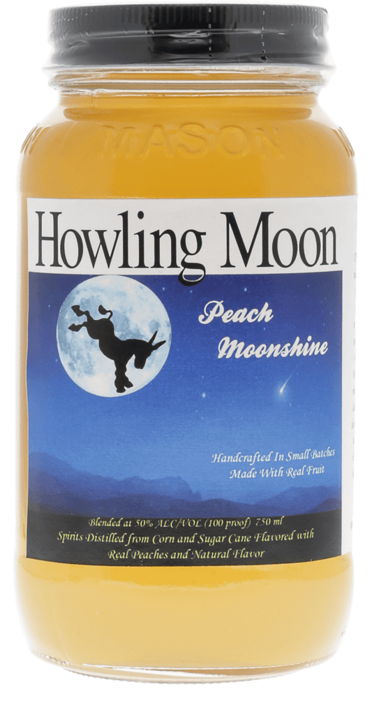 Howling Moon Distillery Peach Moonshine