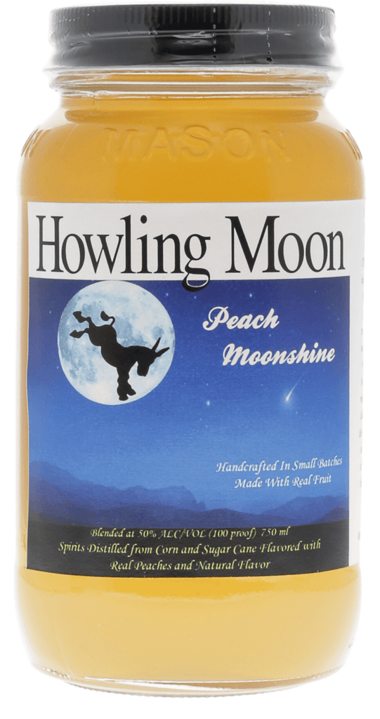 Howling Moon Distillery Peach Moonshine
