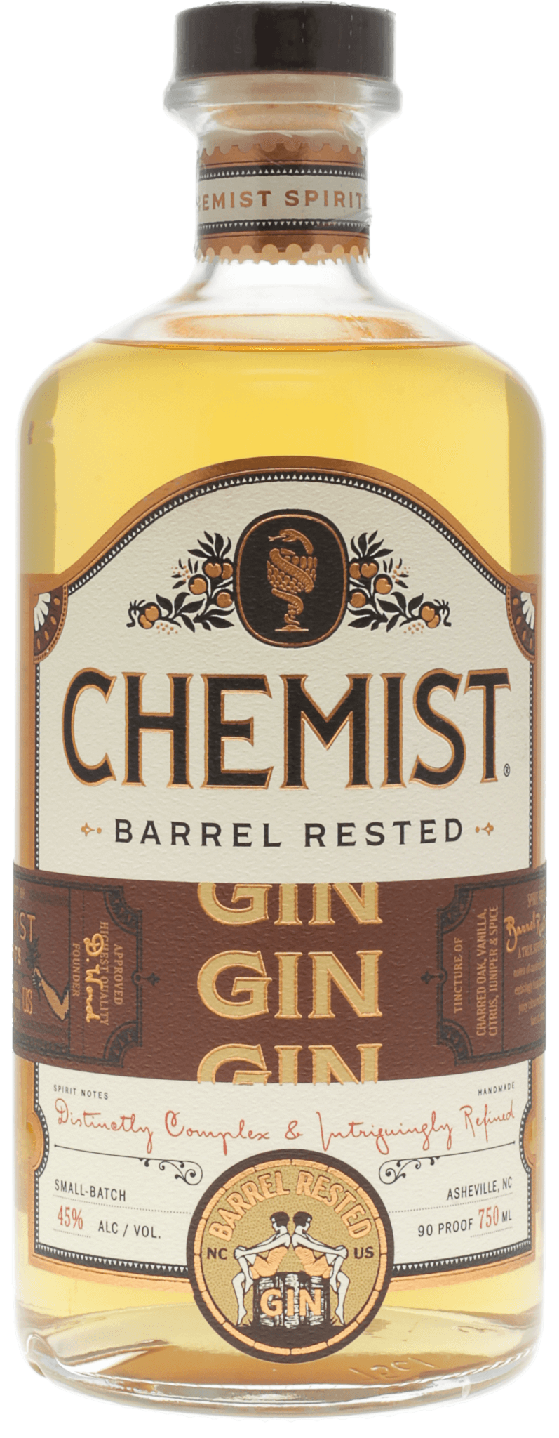 Chemist Spirits Barrel Rested Gin
