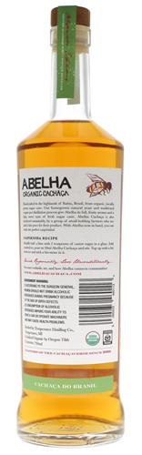 Abelha Organic Cachaça Ouro