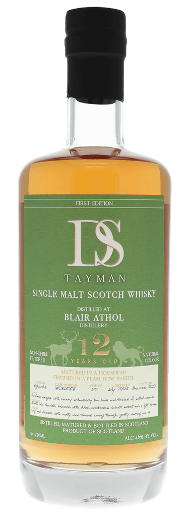 DS Tayman Blair Athol 12 Year Single Malt Scotch Whisky