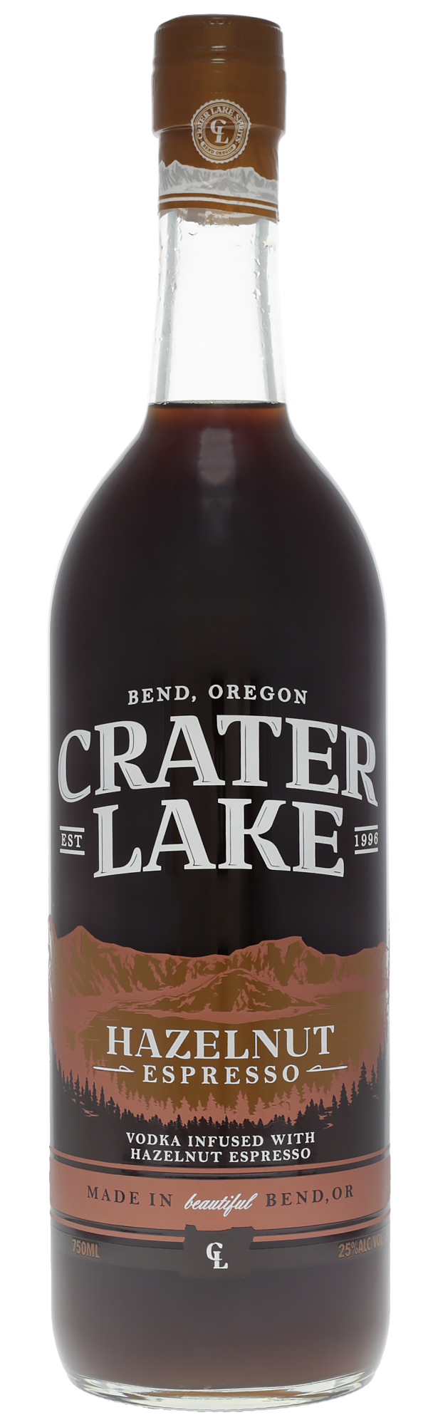 Crater Lake Hazelnut Espresso Vodka