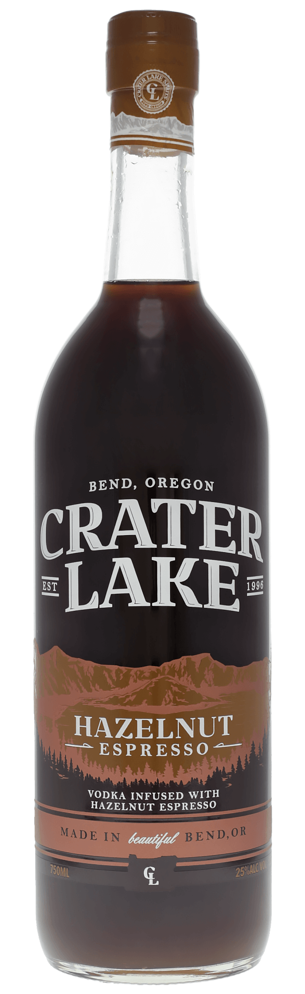 Crater Lake Hazelnut Espresso Vodka