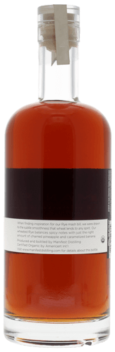 Manifest Rye Whiskey