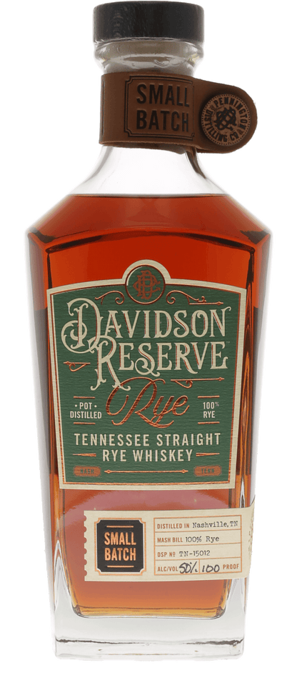 Davidson Reserve Tennessee Straight Rye Whiskey